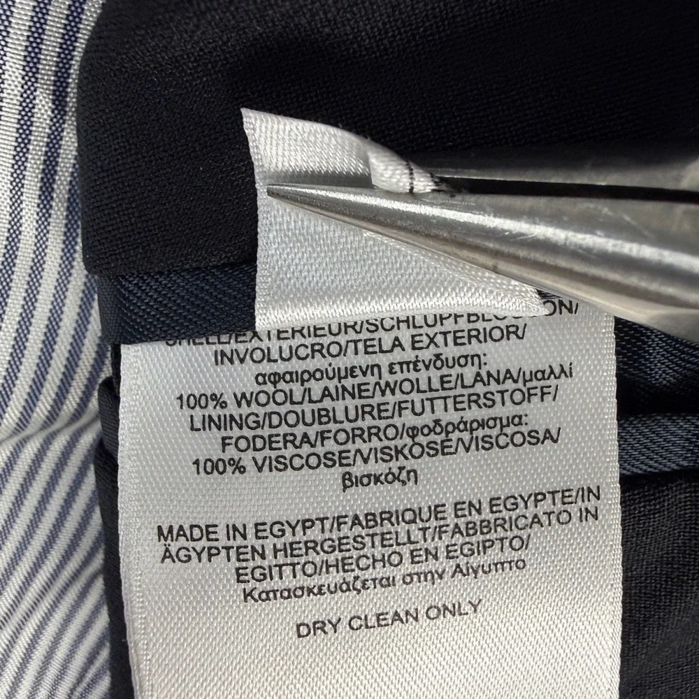 Brooks Brothers Explorer Blazer Sz 42S Black Fitzgerald Fit 100% Wool Sport Coat